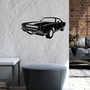 Wallity Plymouth GTX Escultura de pared metálica en Negro